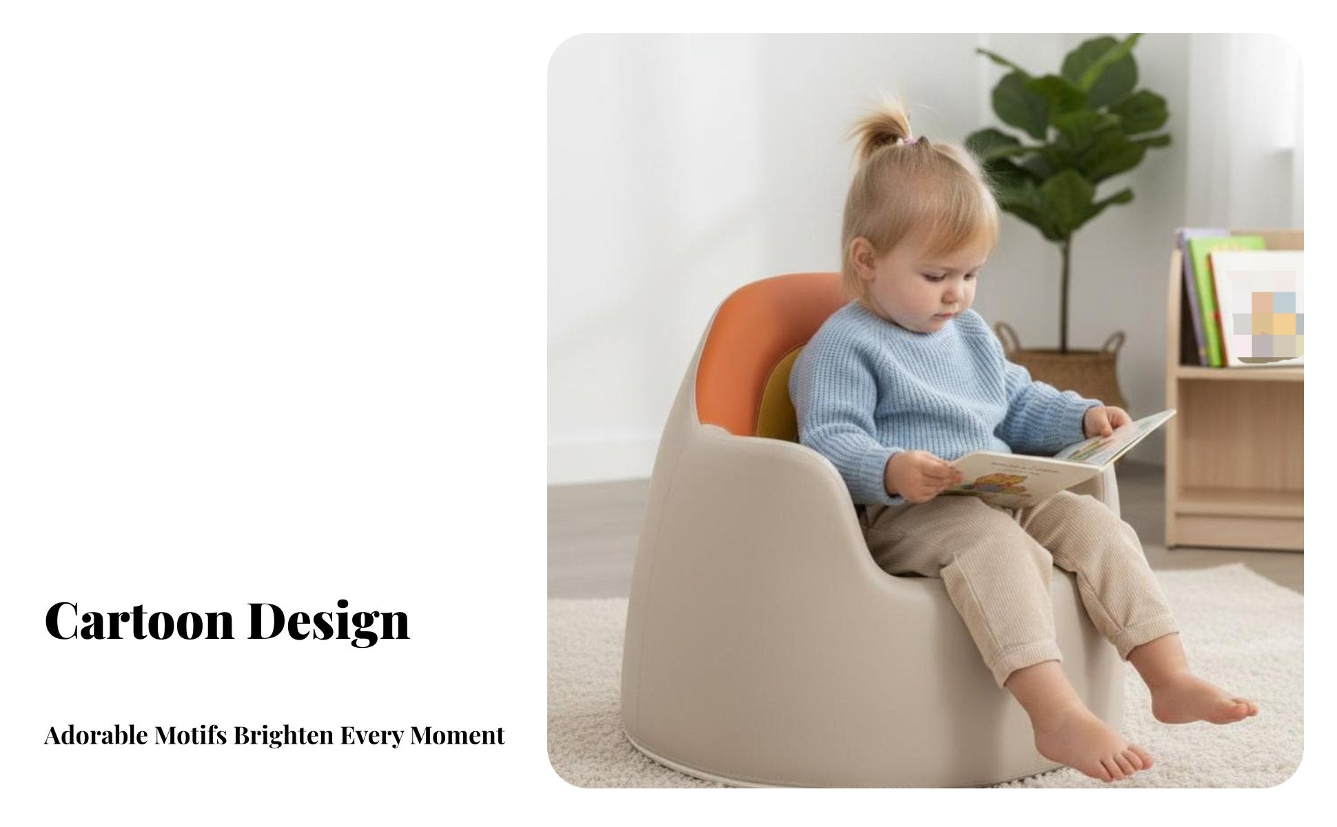 CreatureShaped Foam Chair Adorable Design children's Armchair Lightweight