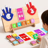 Wooden Math Learning Board Educational Addition Subtraction Board Early STEM