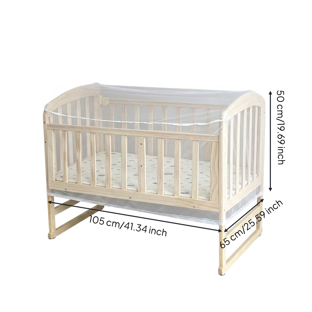 Baby Crib Net Lightweight Baby Cover White