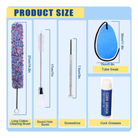 Wind Instrument Cleaning Kit Metal Screwdriver Instrument Maintenance Bundle
