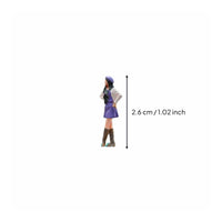 Peace Sign Girl Miniature Highly Detailed Hobby Supply Resin Material