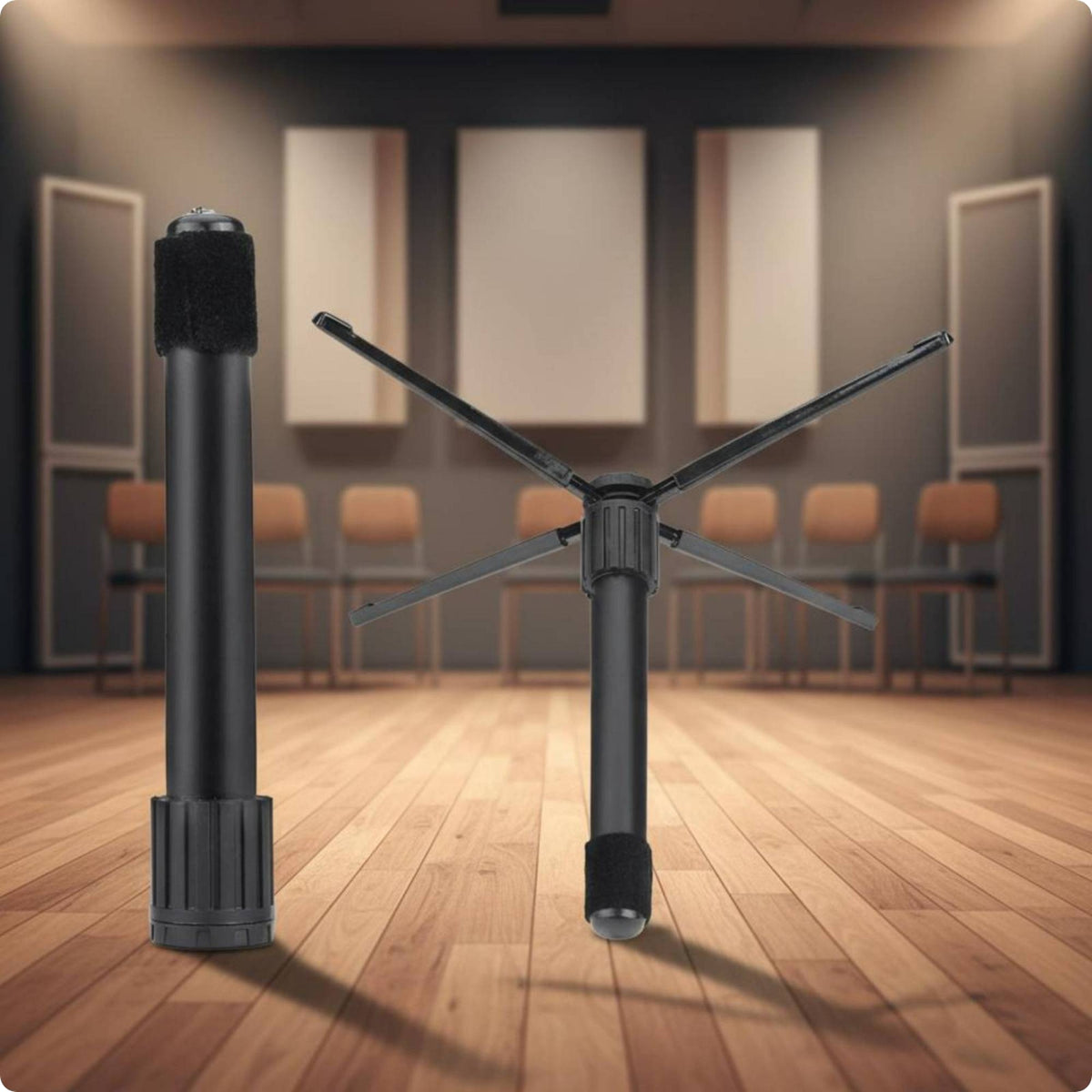 Woodwind Instrument Stand Foam-Padded Clarinet Tripod Stand Lightweight