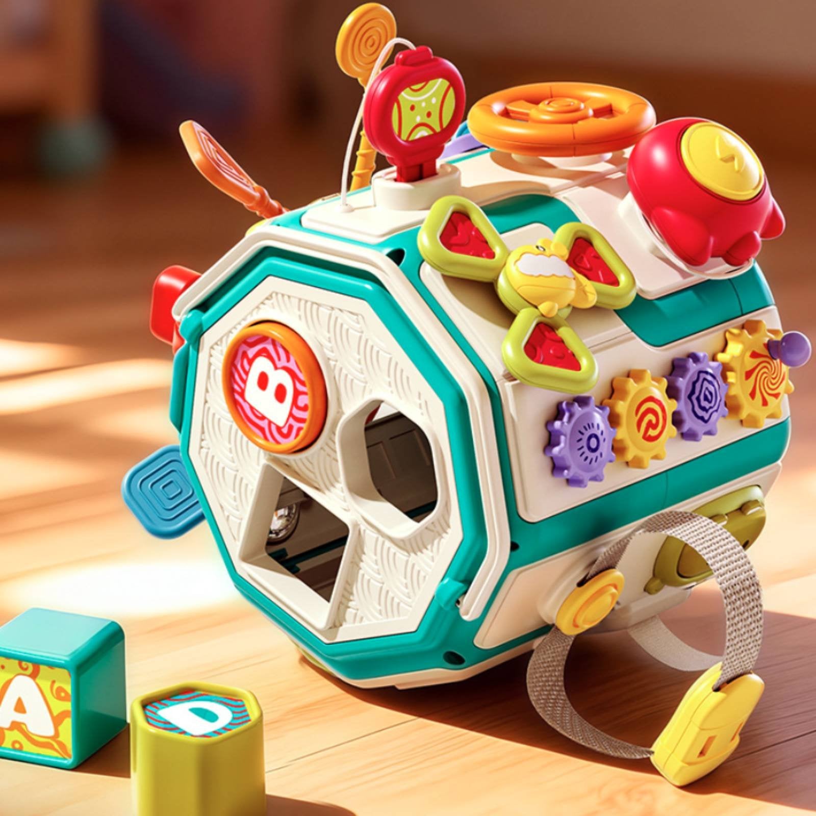 Multi-Sided Baby Learning Toy Rounded Edges Musical Light Toy Educational