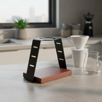 Pour Over Coffee Station Dripper Stand Carbon Steel Dripping Station Pour Over Coffee Maker Stand Filter Holder