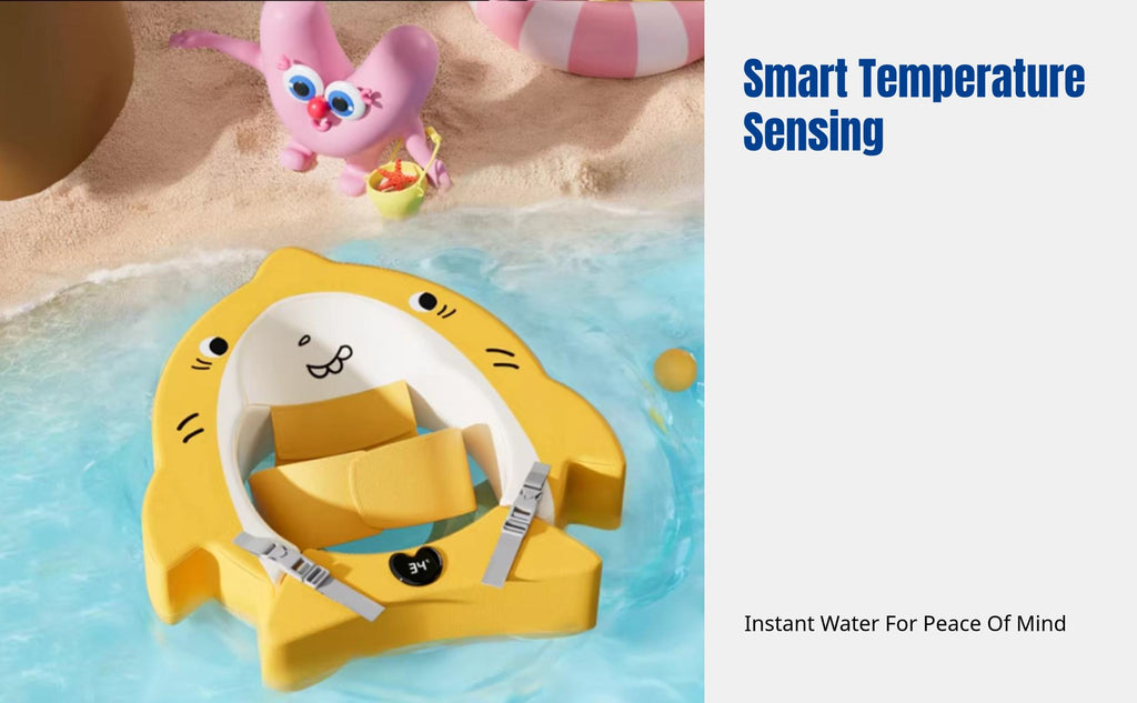 Infant Swimming Ring, Newborn Float, Underarm Support, Non-Inflatable, Adjustable Strap Design