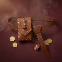 Cosplay Waist Bag Adjustable Buckle Costume Accessory Vintage Style
