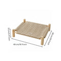 Washable Raised Dog Bed Year-Round Washable Dog Cot Long-Lasting for Medium Dogs