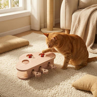 Feline Whack a Rodent Toy Long-Lasting Interactive Feline Toy No Assembly