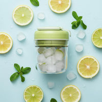 Portable Ice Tumbler Leakproof Seal Drinkware Food-Grade Material for Outdoor
