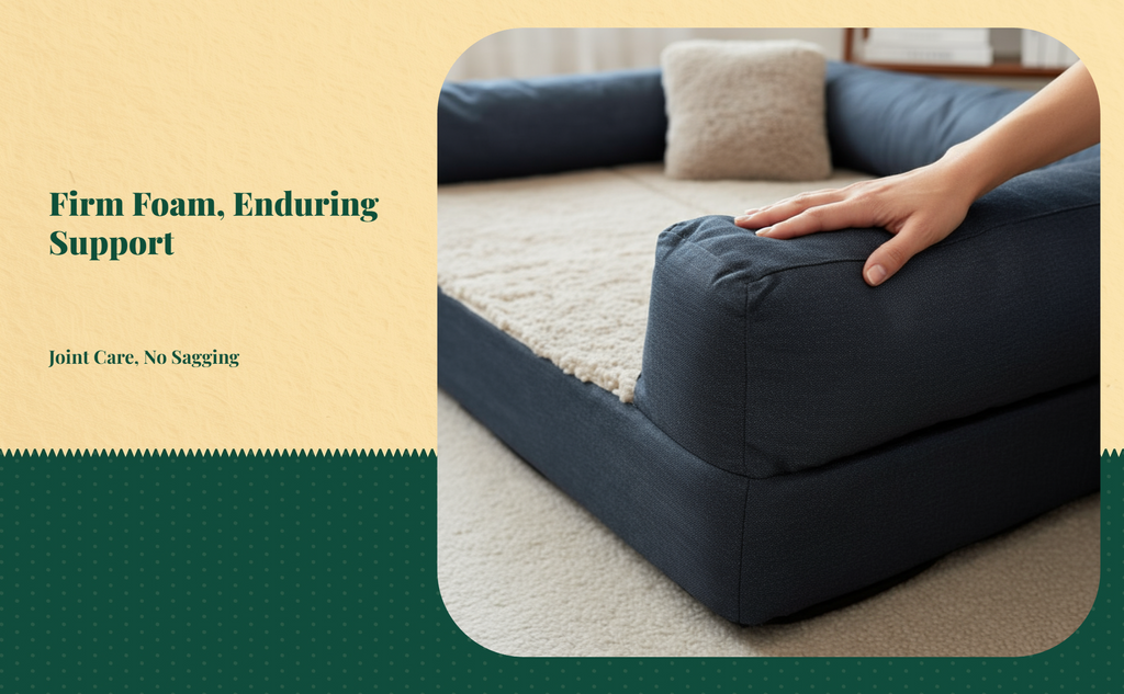 Orthopedic foam dog bed, waterproof