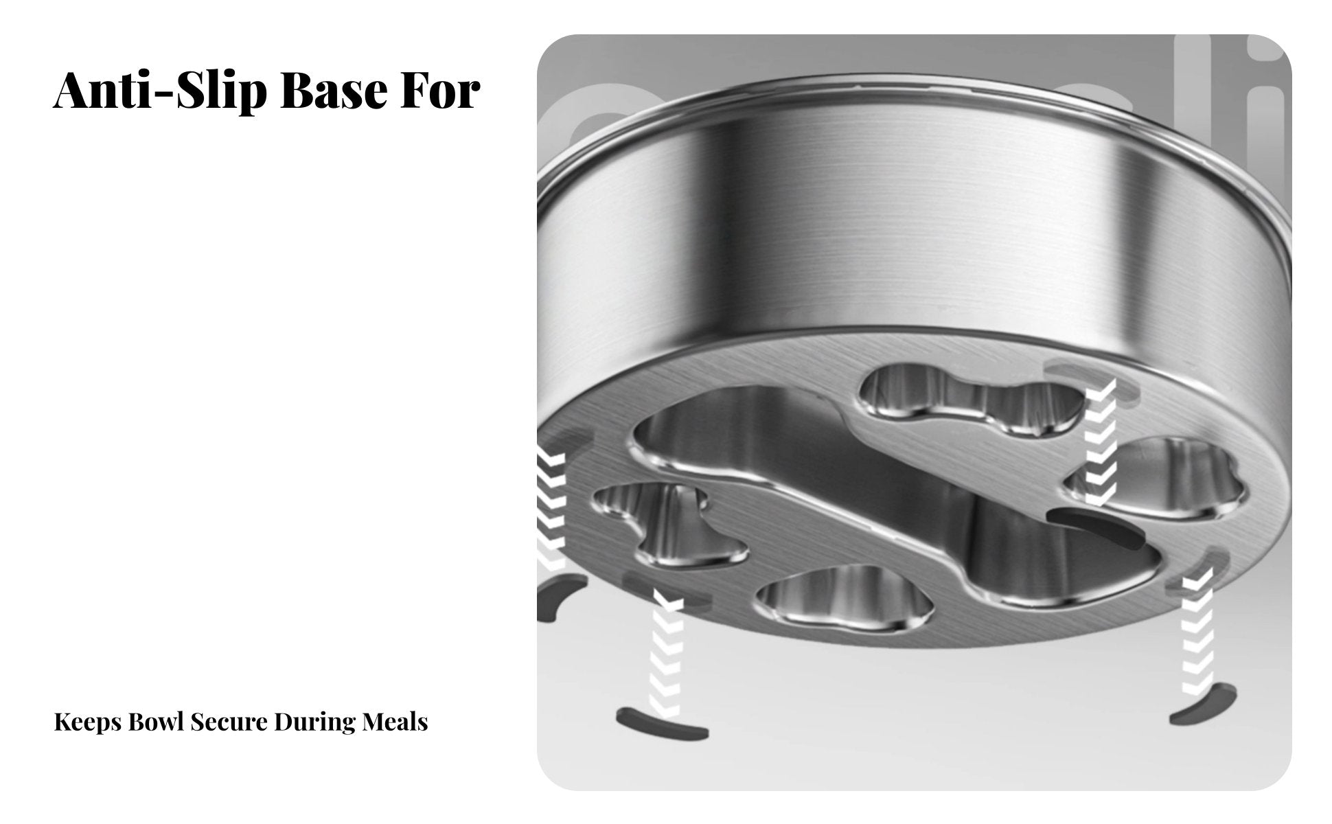 Slow Feeder Dog Bowl Rust-Resistant Stainless Pet Bowl Easy to Pet Hygiene Supplies for Large Dogs