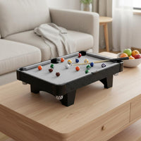 Mini Pool Table Space Saving Tabletop Billiards Set Stable and Sturdy for Family