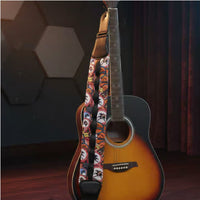 Wide Padded Instrument Strap Comfortable Adjustable Guitar Strap Music Accessory