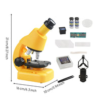 1200x Zooming Device Stem Learning Visual Zooming Device Set Adjustable Focus