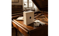 Piano String Box Light Gray Organizer Circular Cutout