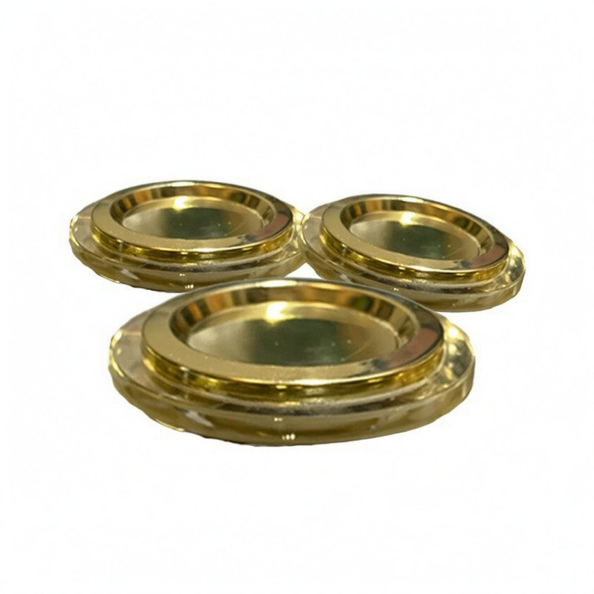 3 Pieces Grand Piano Foot Pad Non-Slip Round Piano Foot Pad Anti-Vibration