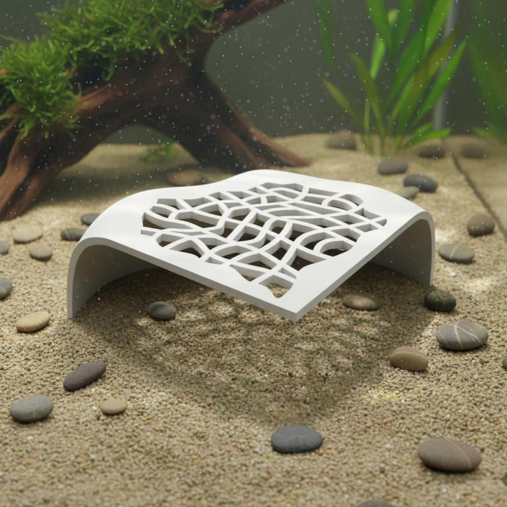 Aquarium Breeding Cave Creative Aquascaping Under-Gravel Tunnel for Aquarists