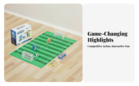 Robot Soccer Kit Metallic Style Goal Goals Distant Control Robot Soccer Set