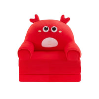 Padded Armchair 2-in-1 Kids Sofa Chair High Back Lightweight for Lounging