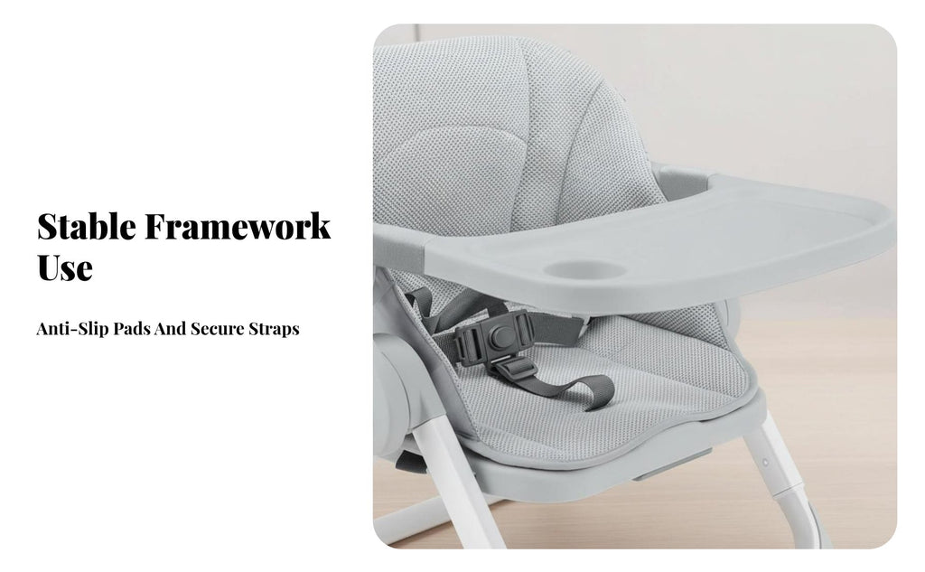 Portable Feeding Seat Safe and Stable Baby Booster Multi-Functional for Toddlers