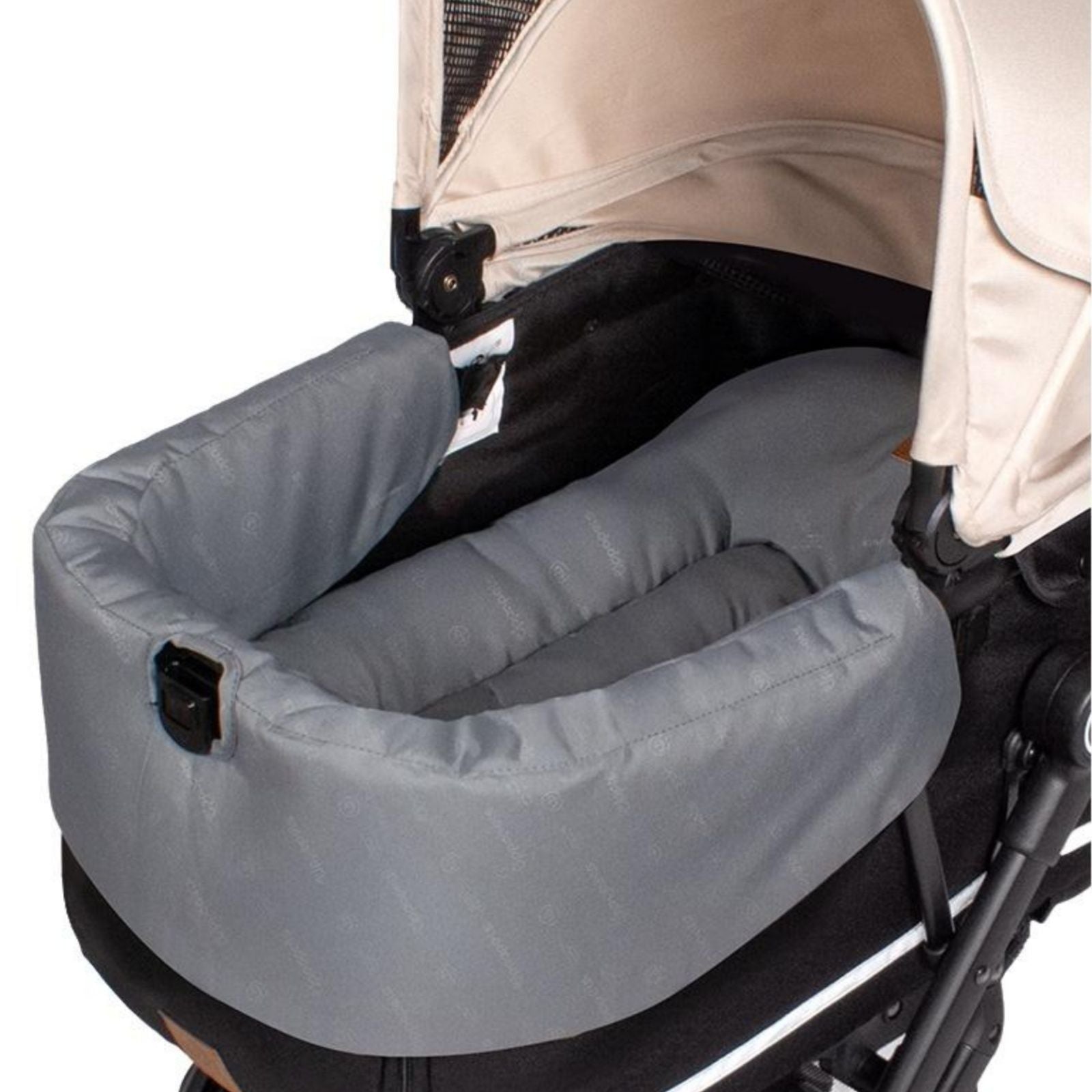 Removable, washable pet stroller mat