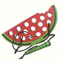 Lacing Toy Easy to Hold Threading Toy for Children, Kids