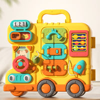 Busy House Gift Young Child Busy Board Safe Materials for Young Children