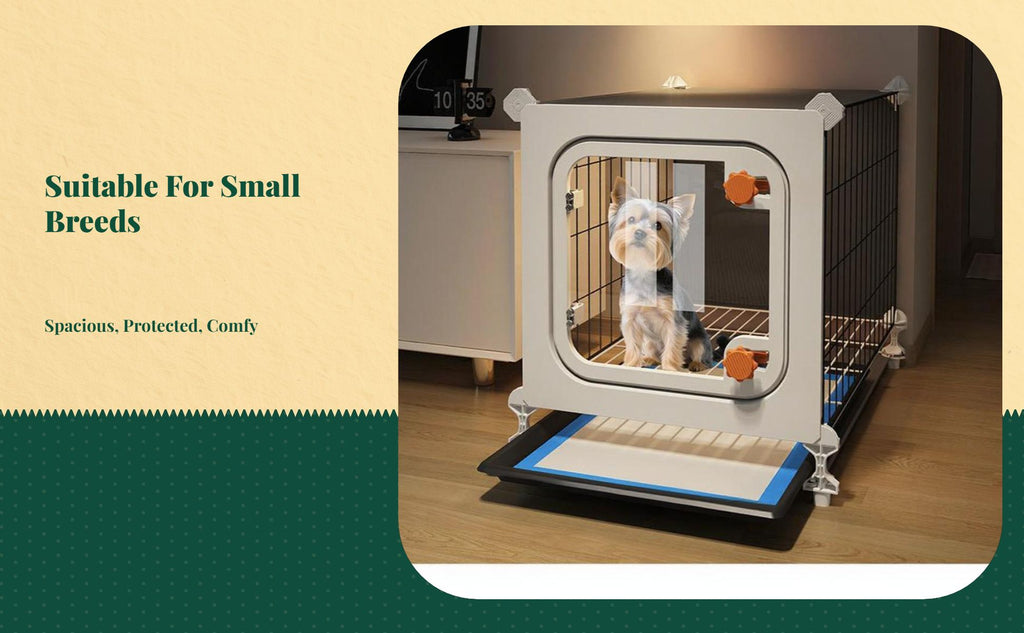 Leak-resistant dog crate for training