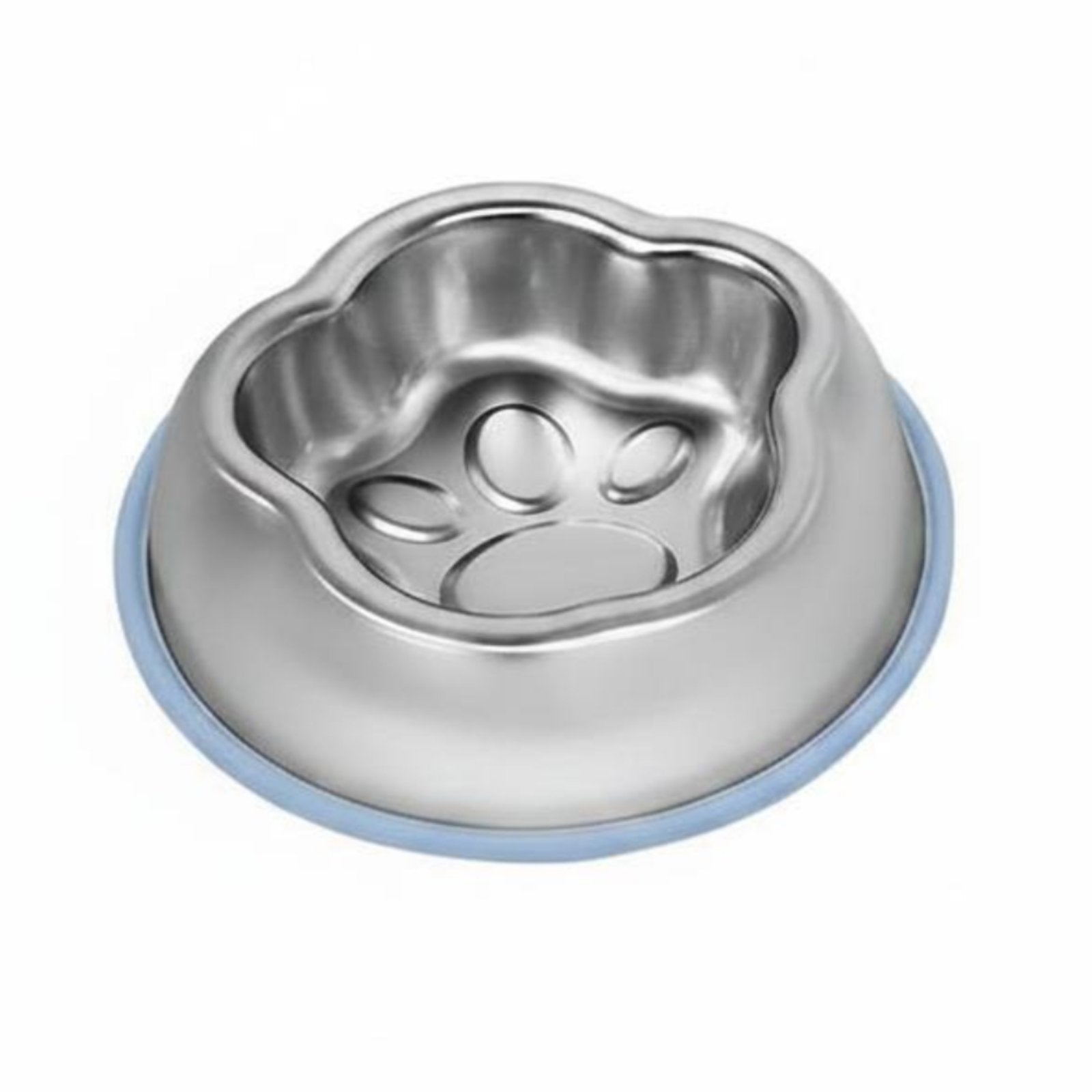 Slow Feeder Pet Bowl Easy to Clean Anti-Choke Dog Bowl Rounded Edges Stainless Steel for Dogs, Kittens