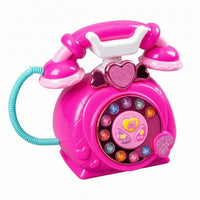 Music and Story Phone Glossy Plastic Princess Phone Toy Colorful Buttons