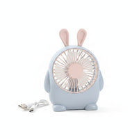 Small Tabletop Fan Circular Grille Home Gadget for Desktop