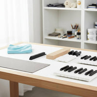 White Piano Keytop Teaching Use Piano Key Tops Polished for Tuning Shop