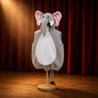 Elephant Costume Easy to Wear Creature Jumpsuit Breathable for Preschoolers