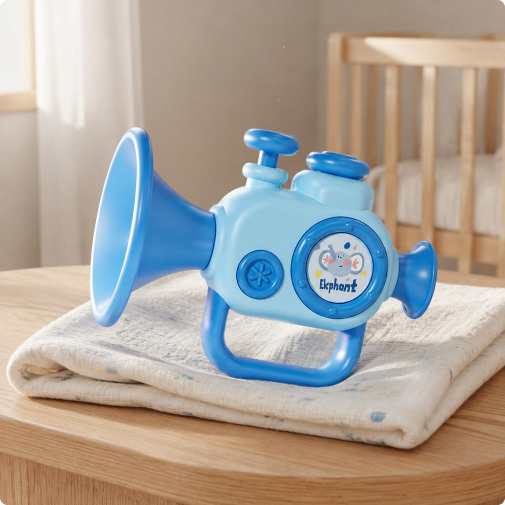 Children's Trumpet Toy Bright Colors Little Trumpet Toy Lightweight for Infants