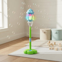 Flower-Shaped Bubble Machine Outdoor Fun Kids Toy Wireless Control for Party