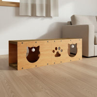 Corrugated Scratcher House Low-Dust Feline Hideout Tunnel Polished Edges