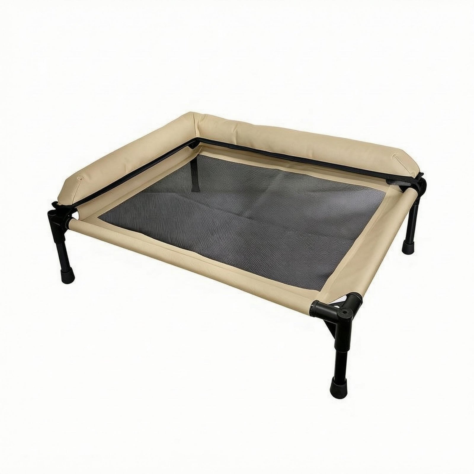 Elevated Pet Bed off the Floor Raised Edge Pet Bed Low-Height