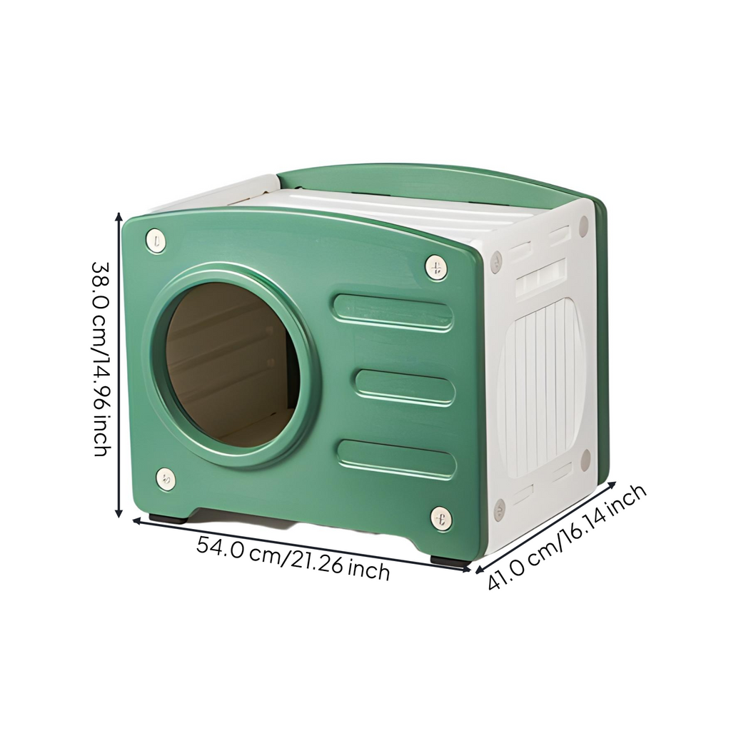 Waterproof insulated cat house