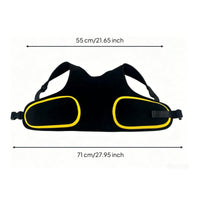 Kids Karting Rib Protector Shock Protection Karting Rib Vest Adjustable Fit