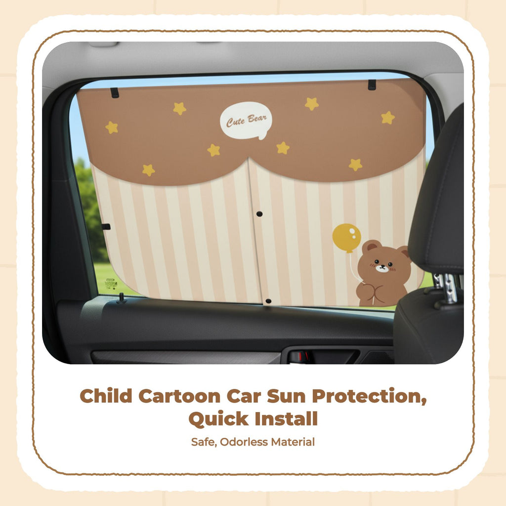 Car window privacy screen, stylish retractable screen, sun protection, privacy, heat insulation, side window shade for infants, universal fit.