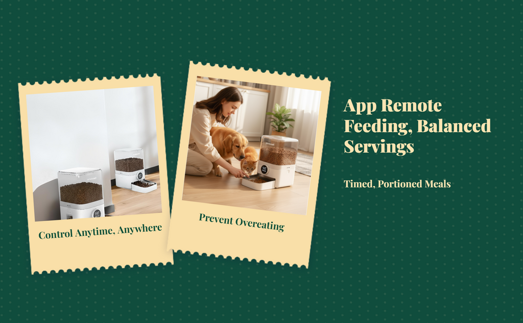 App-controlled automatic feeder
