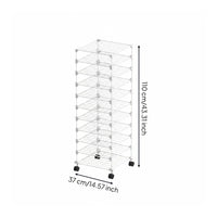 Art Supply Drying Rack Large Capacity Storage Furniture Sturdy Metal Mesh