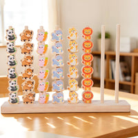 Creature Bead Threading Toy Color Recognition Montessori Counting Toy Polished