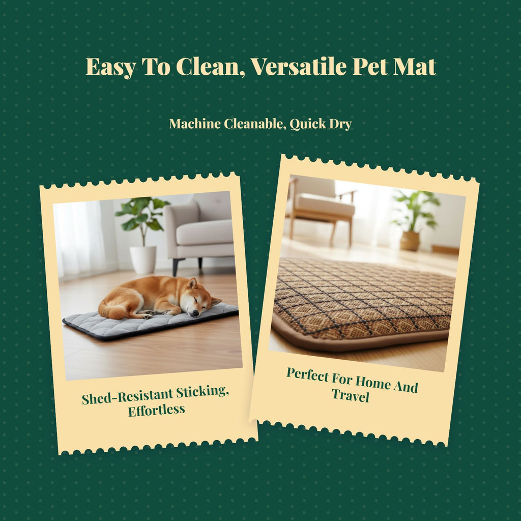 Reversible Pet Cooling & Warming Mat, Non-Slip, Washable
