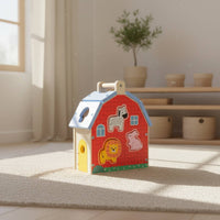 Multi-Functional Activity Block Multifunction Wooden Activity Cube All in Single Bead Box for Young Children, Kids, Preschool, Waiting Room