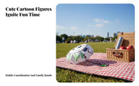 Cartoon Design Hand Throwing Parachute Easy to Throw Parachute Toy No Batteries Required for Preschoolers, Parents, Outdoor, Backyard, Beach