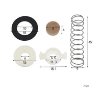 Brass Instrument Repair Parts Universal Fit Water Key Coil for Maintenance