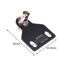 2 Pieces Antenna Mounting Plate Black Metal Wireless Gear Flexible