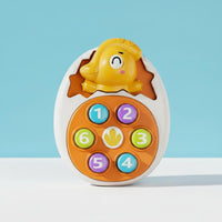 Whack-a-Rodent Toy Early Education Cartoon Creature Push Toy Hand-Eye