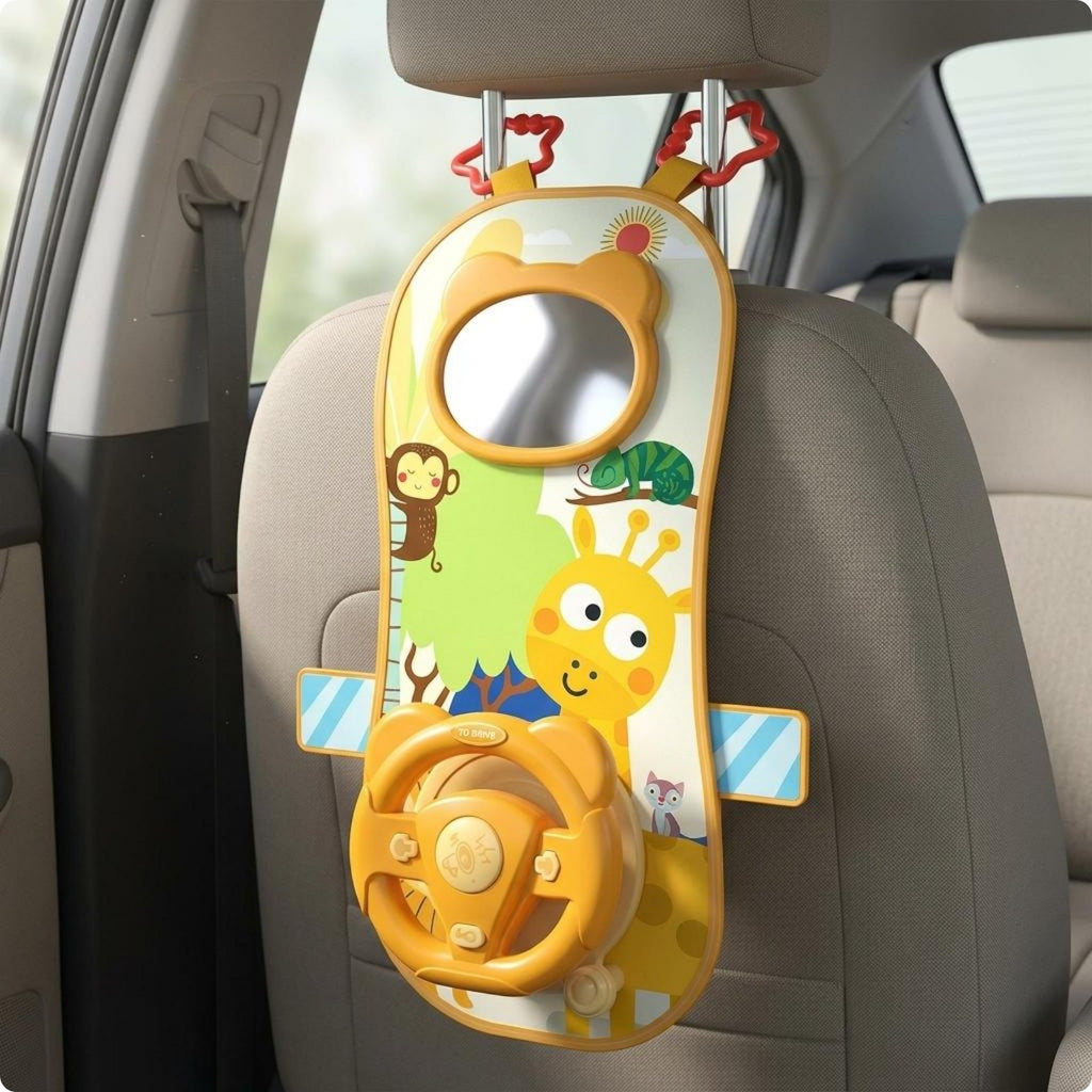 Baby Steering Wheel Toy Music Interactive Steering Wheel Toy Pretend Play